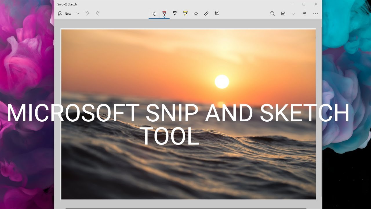 How To Take Screenshots Using Windows Snip and Sketch | Windows 10 Snip ...