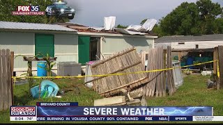 Central Florida homes damaged after Sunday storms bring heavy rain, strong winds