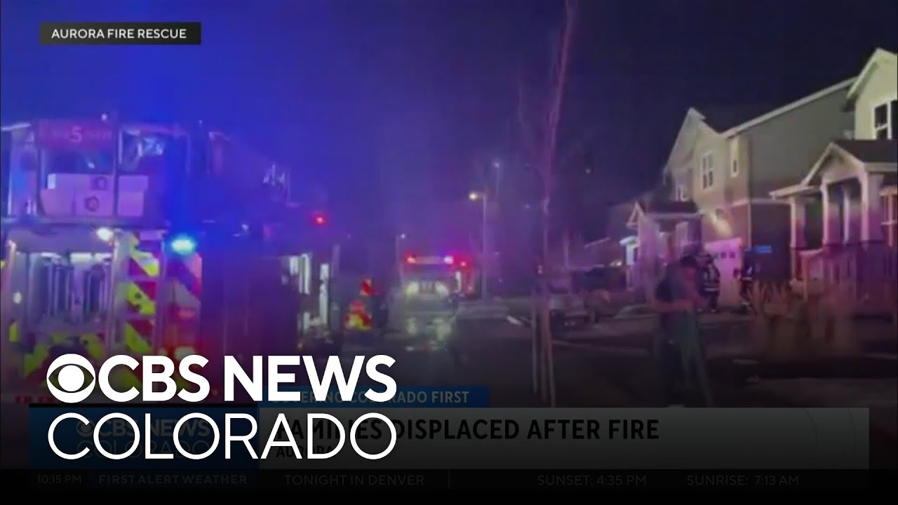 Families displaced after grill fire spreads to home - YouTube