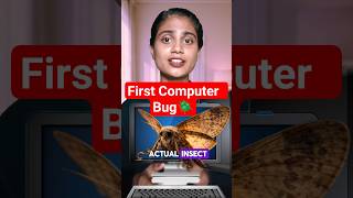 The first computer bug in history was not a software problem… it was a REAL bug 🐞💻 #criticalbug