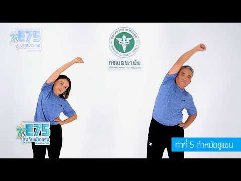 E75_1 คำแนะนำการออกกำลังกายเพื่อเสริมสร้างความแข็งแรงของกล้ามเนื้อ สำหรับผู้สูงอายุ