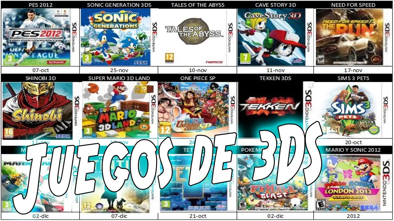 MIS JUEGOS DE 3DS - YouTube