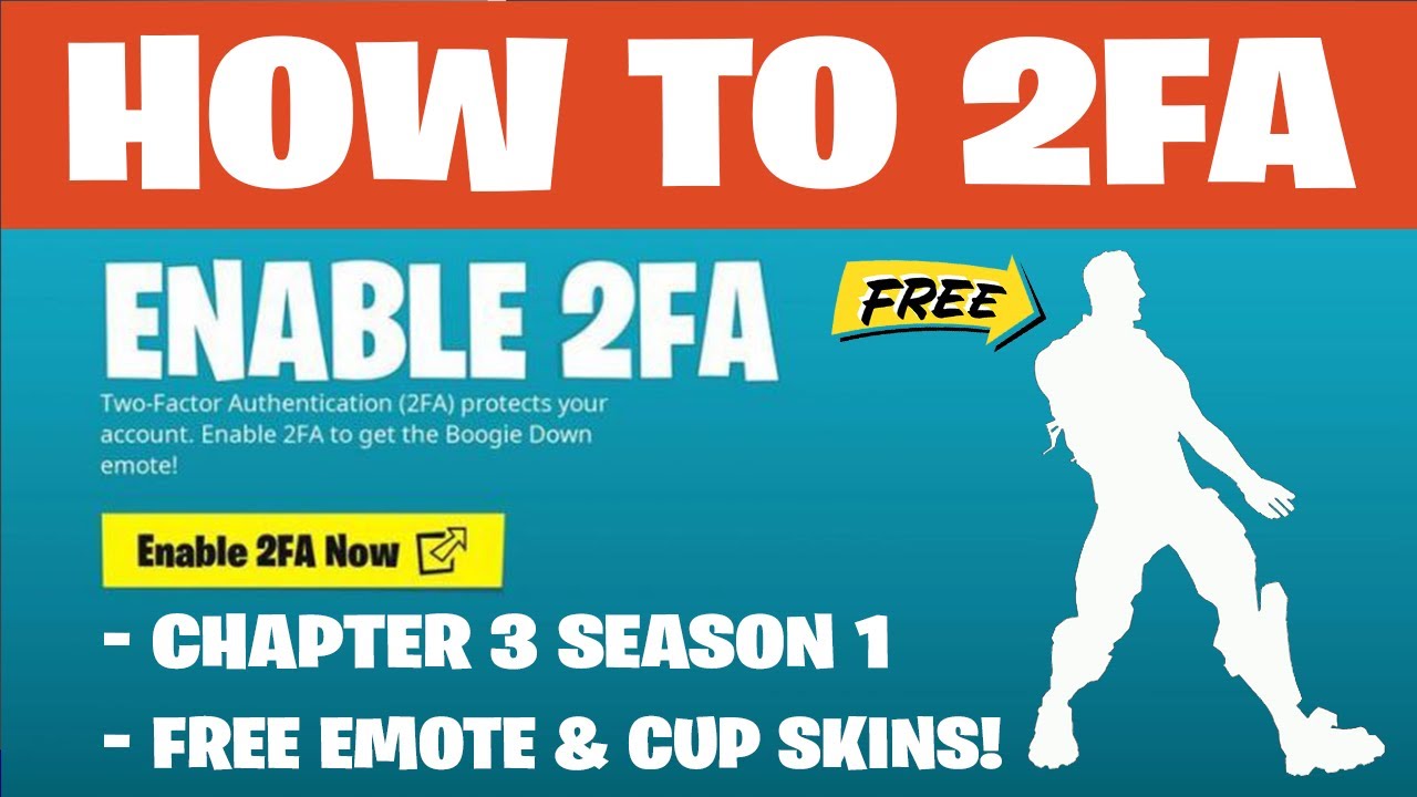 HOW TO ENABLE 2FA FORTNITE! 