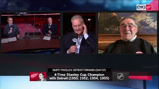 Marty Pavelich joins Red Wings LIVE