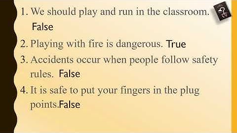 Safety Question and  Answers Exercise Part 2