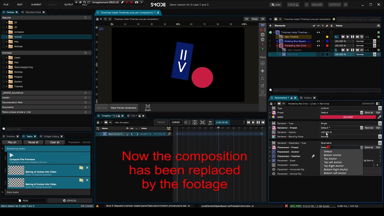 Smode 7.7 Basic Tutorial # 03 : Bake in video - YouTube