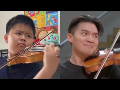 Play with Ray 2023 🐨🦘🇦🇺(Side by side version 🎻🎻) Bach’s Double Concerto in D minor -3rd mov.
