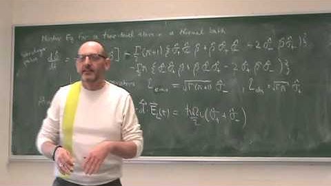 Lec 18   Examples of Master Equation Evolution   Phys 581 Fall 