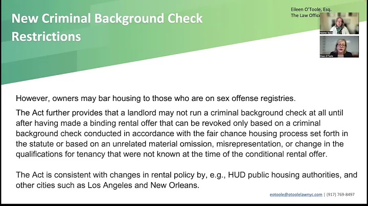 NEW CRIMINAL BACKGROUND CHECK RESTRICTIONS: Fair Chance for Housing Act (January 1, 2025)