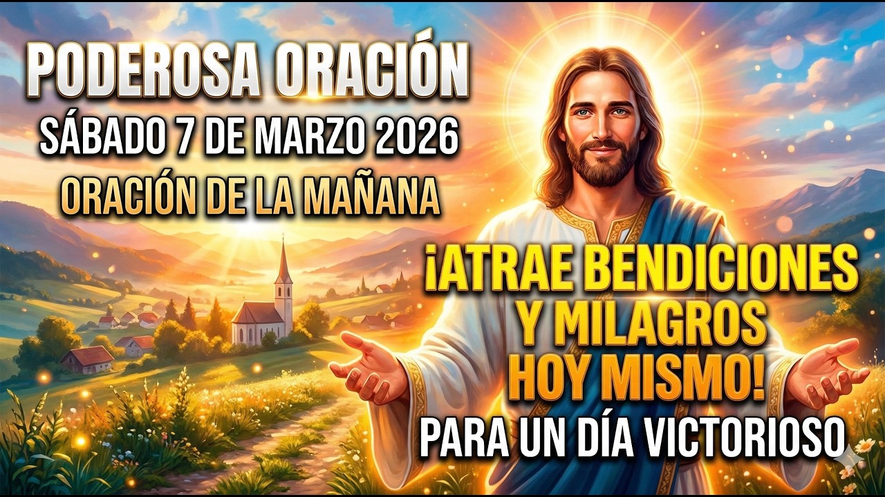 ☀️ ORACIÓN DE LA MAÑANA DE SÁBADO: Entrega tus Cargas y Recibe la Paz de Dios para UN DIA VICTORIOSO