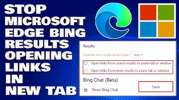 How To Stop Microsoft Edge Bing Results Opening Links in a New Tab or Window [Solution]