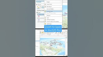 How to zoom to a paricular layer in ArcGIS Pro #arcgispro #gis #shorts #short