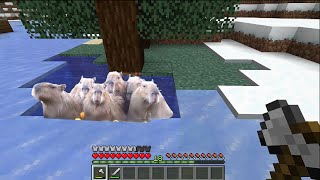 ок pull up capybara in minecraft