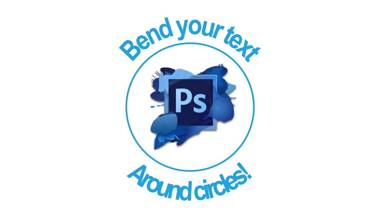 How to wrap text around circles in Photoshop | Photoshop Tutorial - YouTube