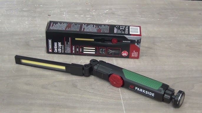 Parkside Cordless 3 in 1 LED Inspection Light PATC 2 B1 TESTING - YouTube