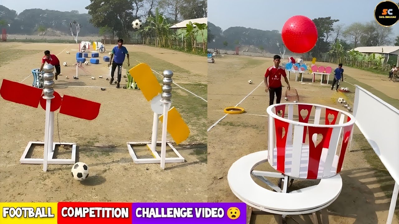 Football Competition Challenge Video 😧 || फुटबॉल चैलेंज वीडियो 😛/ Sahil Challenge
