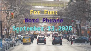 Love Word Games?  Here's a quick Word Phrase Game screenshot 2
