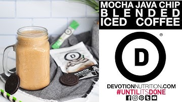 Mocha Java Chip Blended Iced Coffee