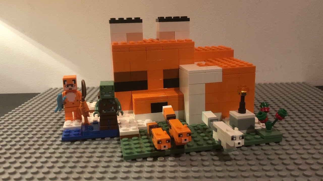 Nouveau lego minecraft : la maison des Renard 🦊 21178 