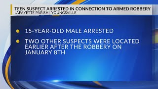 Teen suspect arrested in connection with Youngsville armed robbery case