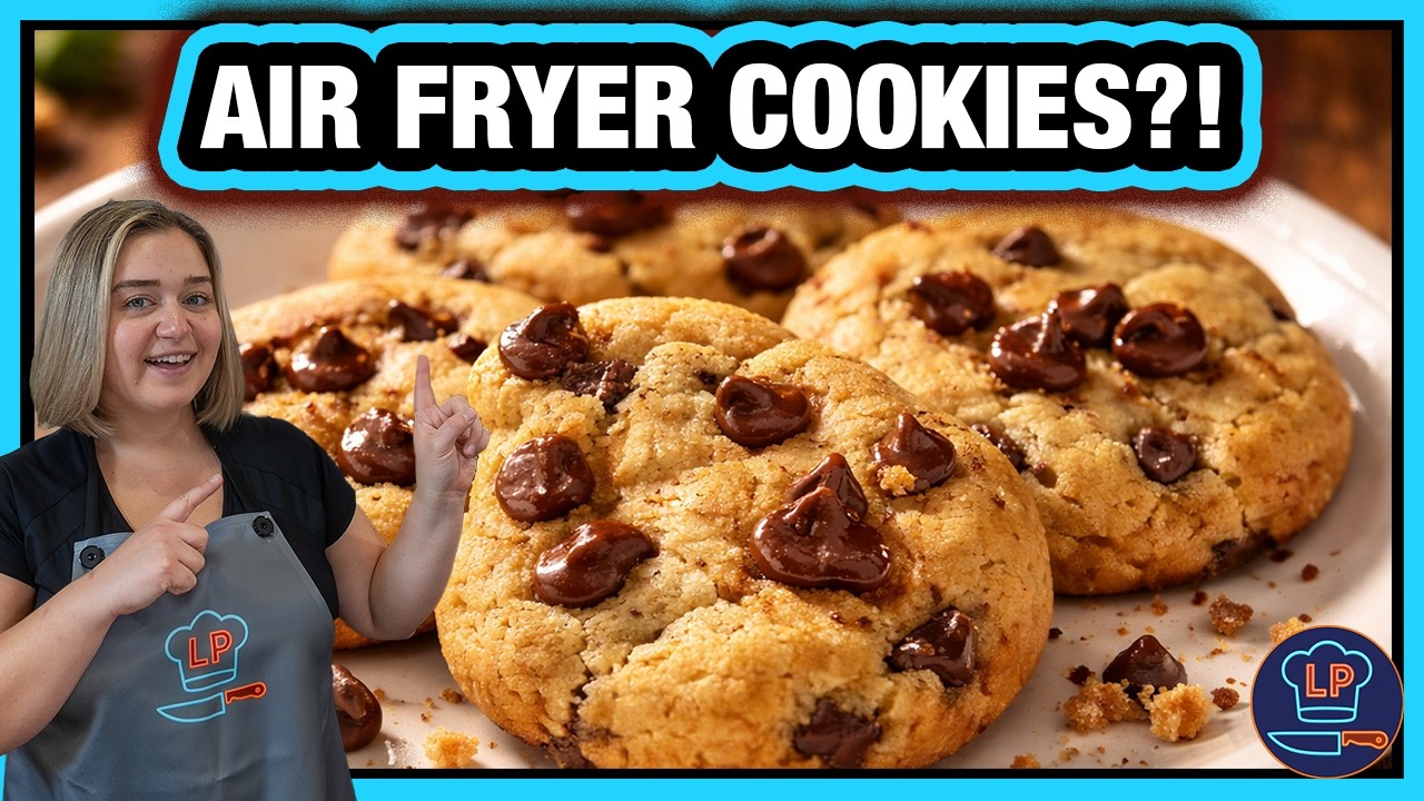 Печенье с шоколадной крошкой, приготовленное в аэрогриле… и оно стало лучше?!