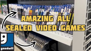 Insane amount of sealed games and consoles at Goodwill