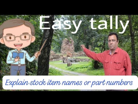 use stock item names or part numbers @ easy tally - YouTube