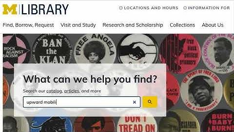 How to Search the U-M Library Catalog