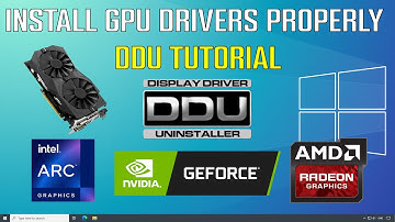 How to Install Graphics Card Driver Properly - DDU Tutorial