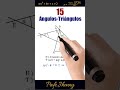 ✨Ángulos y Triángulos: Lo mínimo a saber✨#matematicas #ângulos #geometry