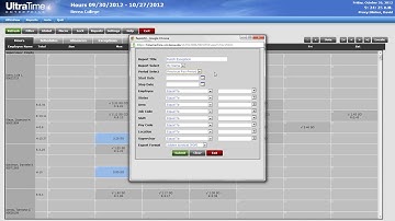 MyBerea Training: Reports Series: Exception Report HD