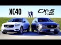 2019 Volvo XC40 vs 2019 Mazda CX-5 Turbo // Attack of the Compacts