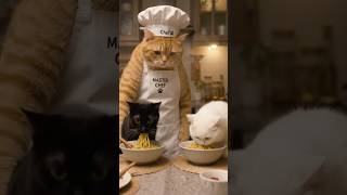 “Cat Chef Makes Maggi… Other Cats Go CRAZY! 😱🍜 #shorts”