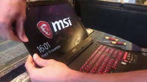 How to replace laptop screen MSI GP62MVR 7RFX LEOPARD PRO (FRENCH)