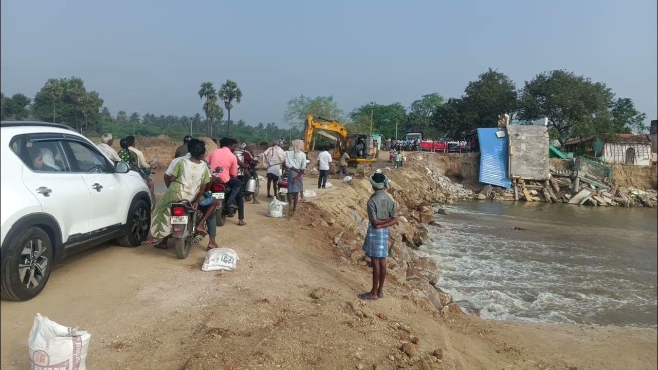 virinchipuram bridge palar river today Vellore virinchipuram YouTube