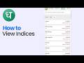 How to View Indices on Dhan