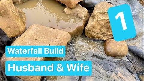 How to make a waterfall step by step (Part 1 - First build)