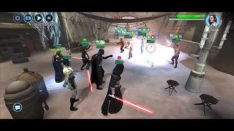 Darth Vader counters Rey with han and Chewbacca
