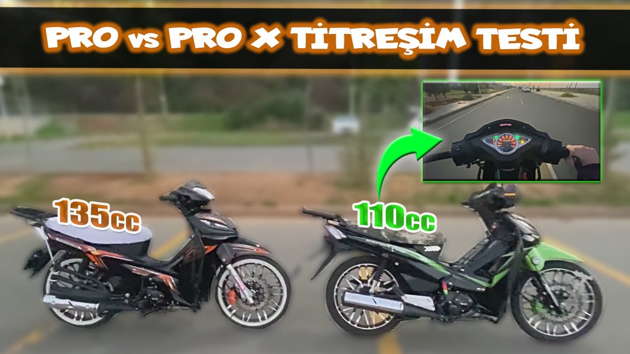 Sniper Pro X vs Sniper Pro Titreşim testi  -  cup motor