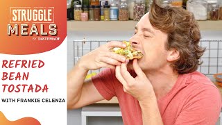 How to Make a Bean Tostada for Under $2 | Struggle Meals