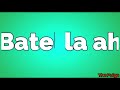 CANTIQUE LILOBA BILELI NA MPATE Play Back 
