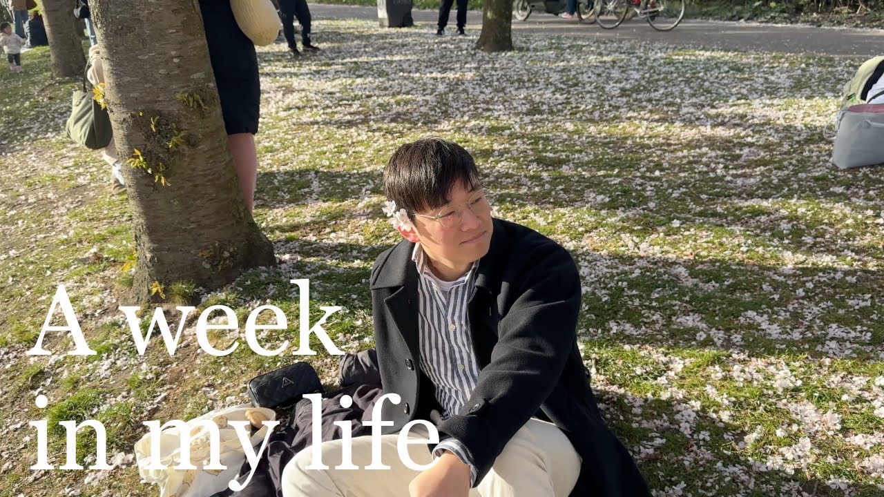 A week in my life | Cherry blossom Amsterdam | Eating out | Plant shopping | Running a 5k race
