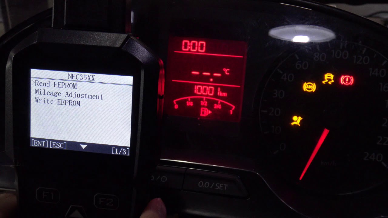 OBDPROG  MT601 Do 2015 VW SANTANA Cluster Calibrate