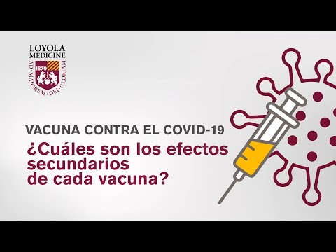 La vacuna contra el COVID-19: ¿Cuáles son los efectos secundarios?