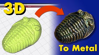 3D Print to Brass Casting: Trilobite