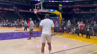 Details James Harden can't hit during warm up in the Crypto com arena Update