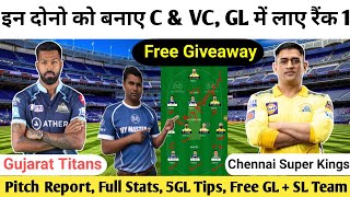 csk vs gt dream11 prediction|gt vs csk| today dream11 team|dream 11 team of today match|csk vs gt