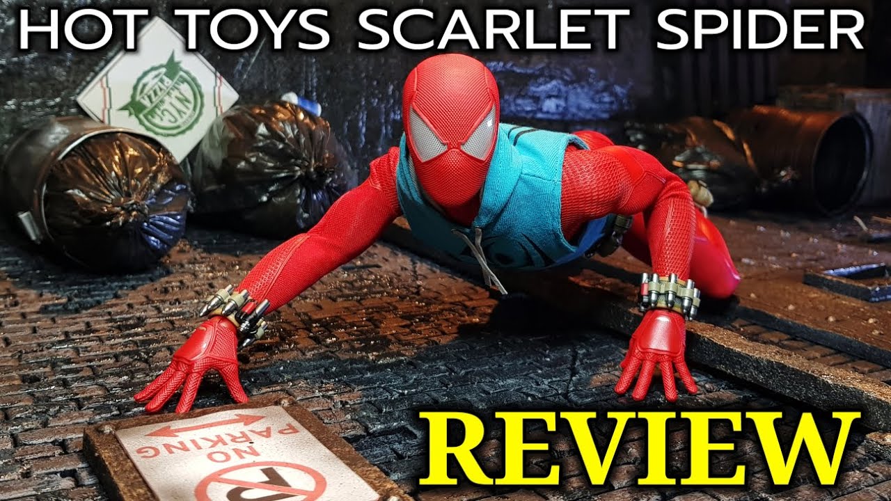 REVIEW. HOT TOYS SCARLET SPIDER. SPIDER-MAN PS4 - YouTube