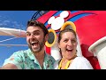 Disney cruise line vlog  disney wish embarkation  day 1  march 2024  adam hattan
