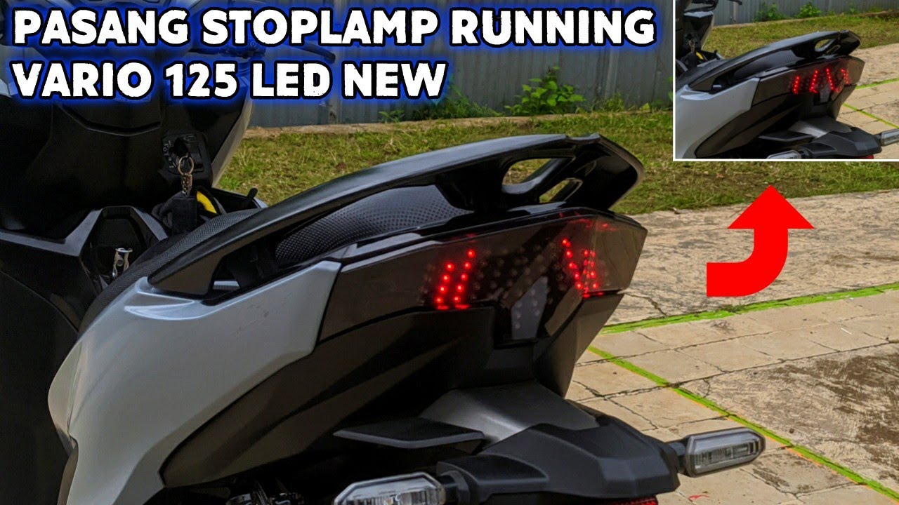 Pasang Stoplamp Running 11 Mode Makin Ganteng Vario 125 Led New #pv18